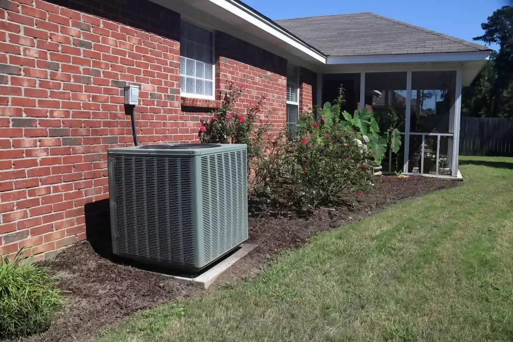 Central-Air-Conditioning-unit-outside-a-house