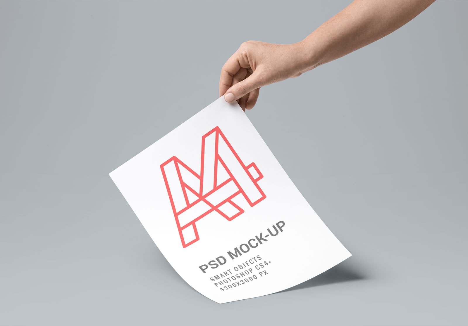 A4 Paper Mockup 1